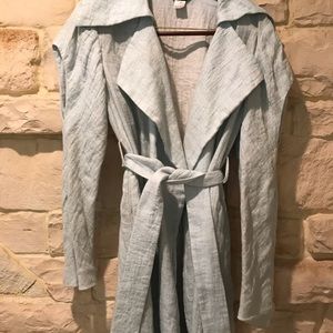 Italian Linen coat by Krizia. Great condition!